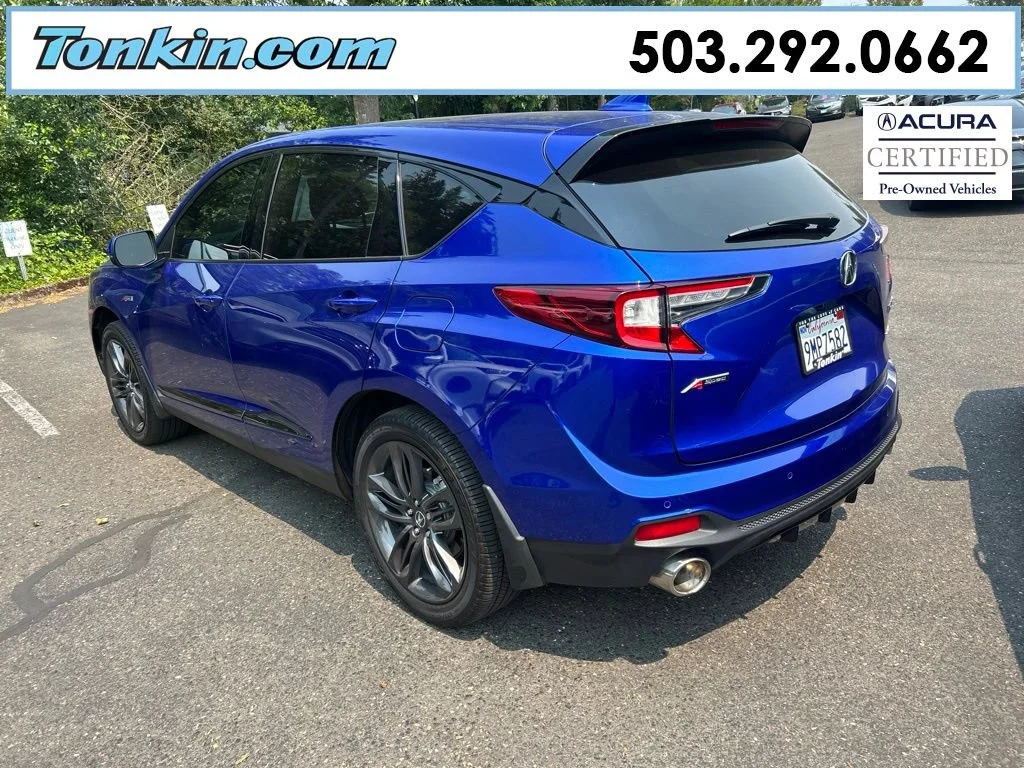 Certified Used 2023 Apex Blue Pearl Acura SH-AWD A-SPEC image 18