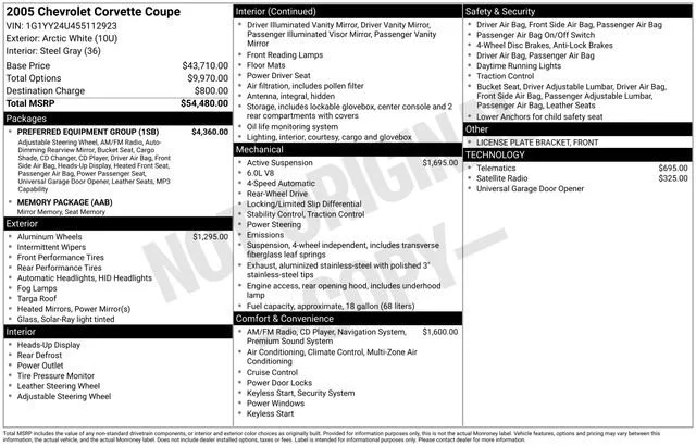 Used 2005 Arctic White Chevrolet Base image 25