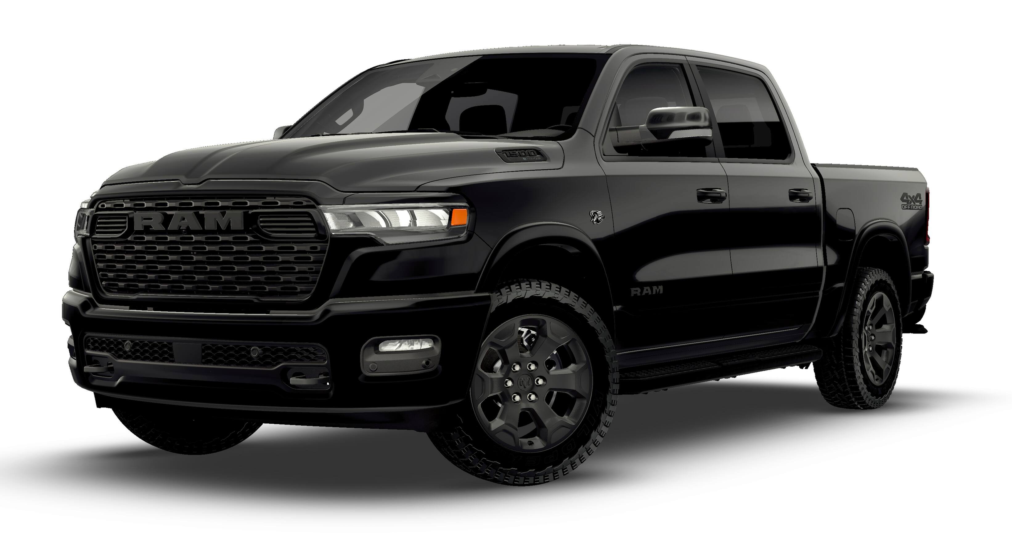New 2026 Diamond Black Crystal Pearlcoat RAM BIG HORN image 27