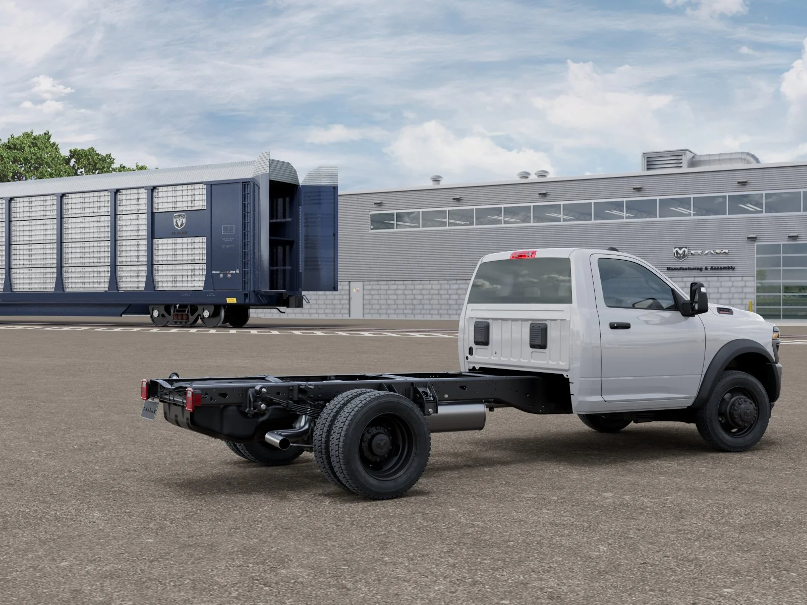 New 2026 Bright White Clear-Coat Exterior Paint RAM TRADESMAN image 2