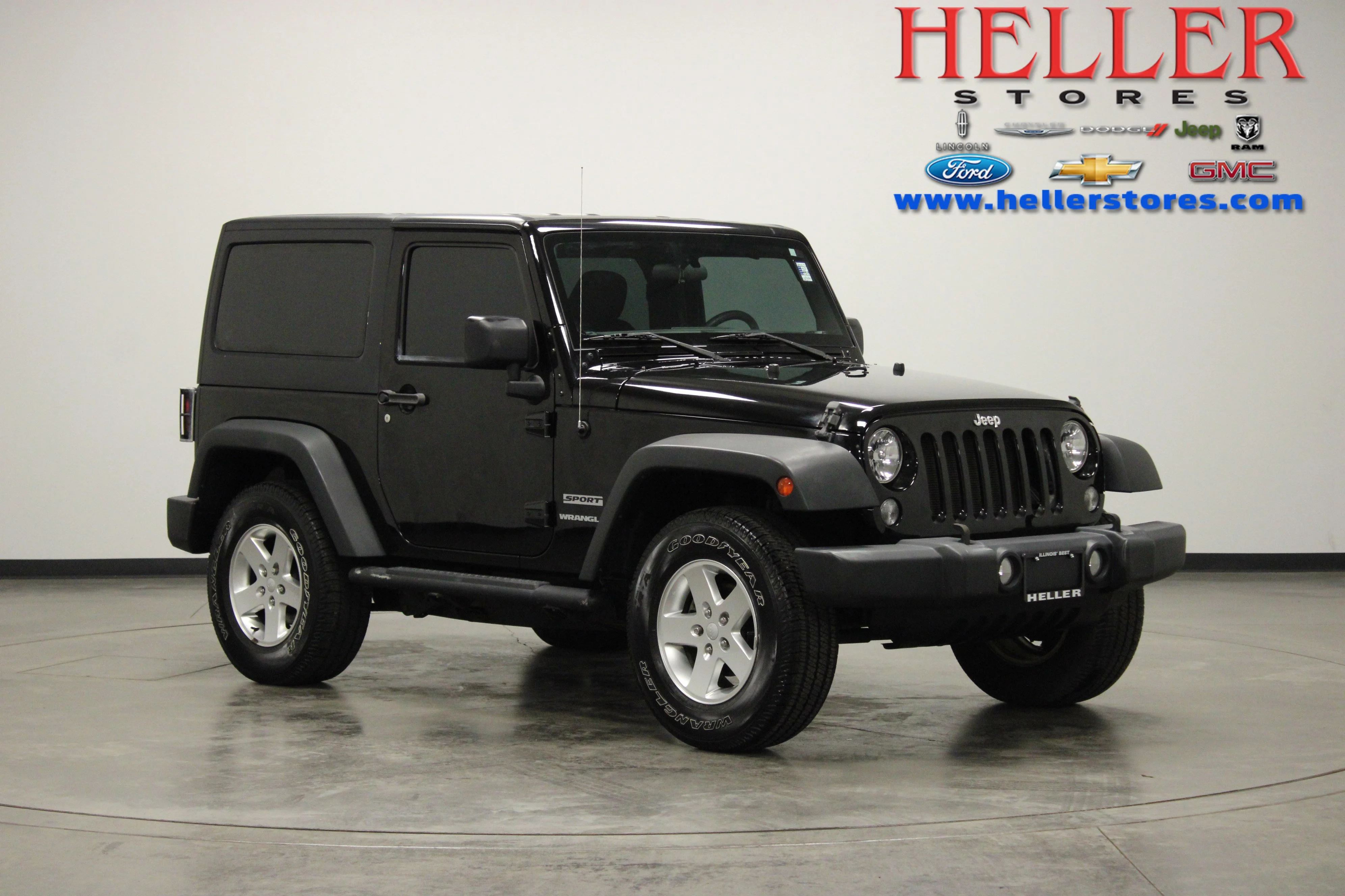 Used 2015 Black Clearcoat Jeep Sport image 1