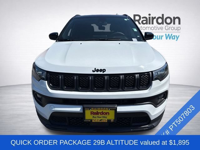 Used 2023 Bright White Clearcoat Jeep Altitude image 2