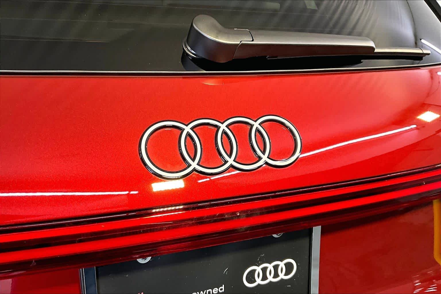 Used 2025 Grenadine Red Metallic Audi Premium Plus image 33