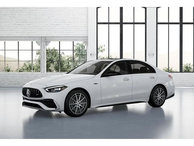 New 2026 Polar White Mercedes-Benz AMG® C 43 4MATIC® Sedan image 38