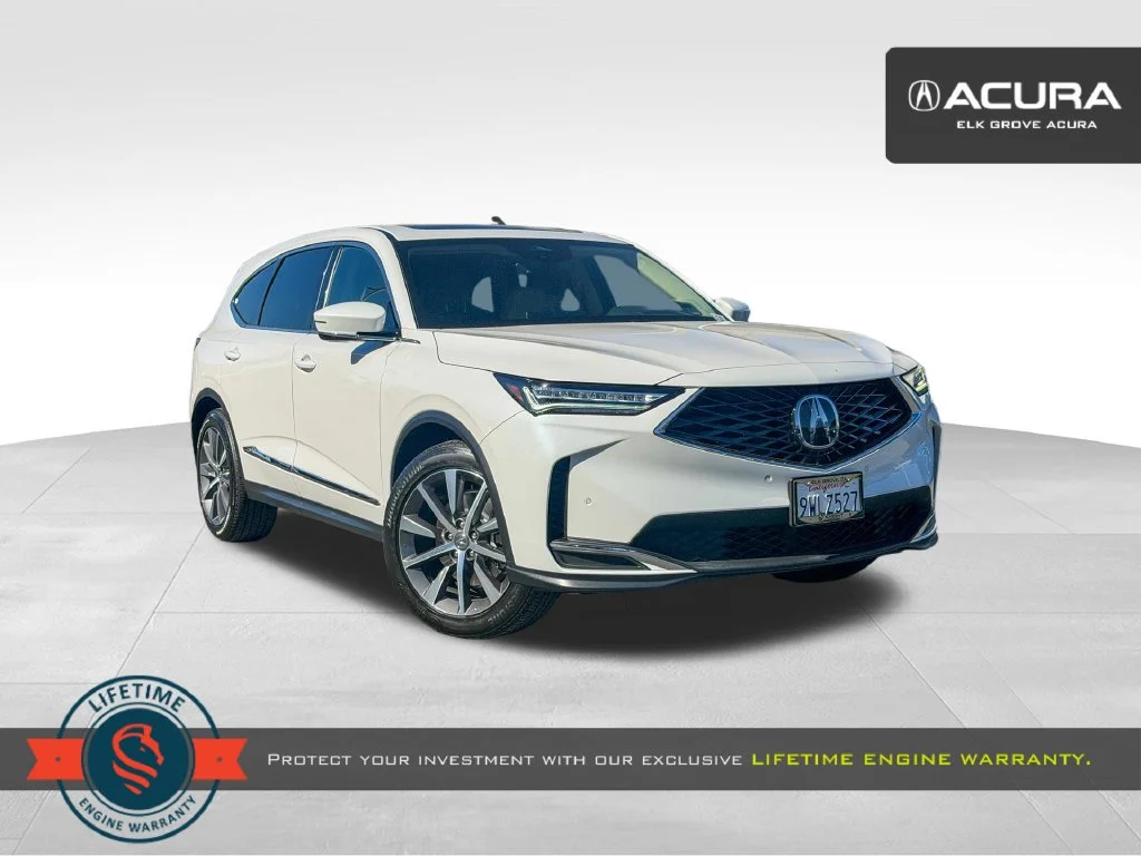 Used 2025 Platinum White Pearl Acura Technology Package image 1