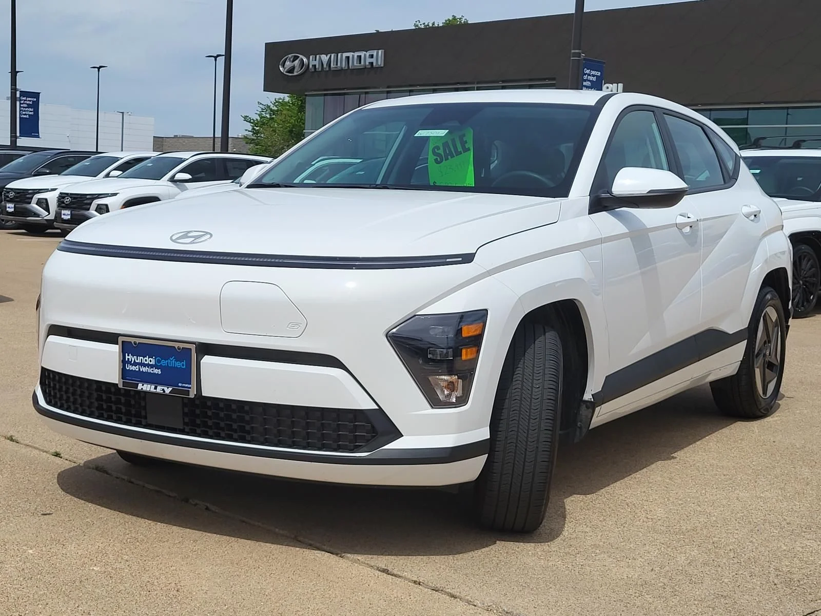 Certified 2025 Hyundai Kona EV SE with VIN KM8HB3A7XSU033136 for sale in Fort Worth, TX