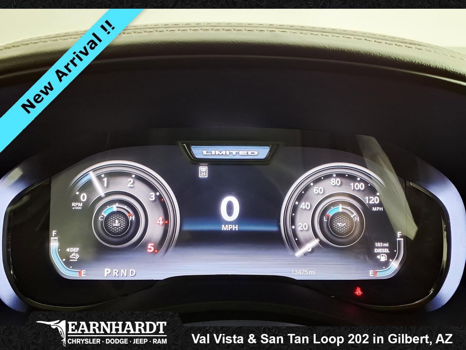 Used 2025 Bright White Clearcoat Ram Limited image 25