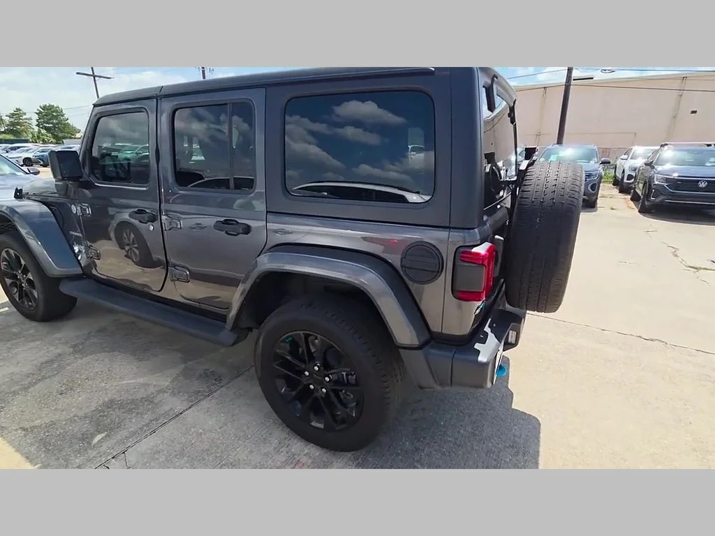 Certified Used 2022 Gray Jeep Unlimited Sahara 4xe image 39