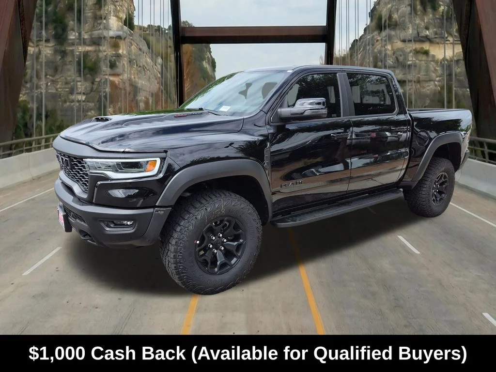 New 2026 Diamond Black Crystal Pearl-Coat Exterior Paint RAM RHO image 3