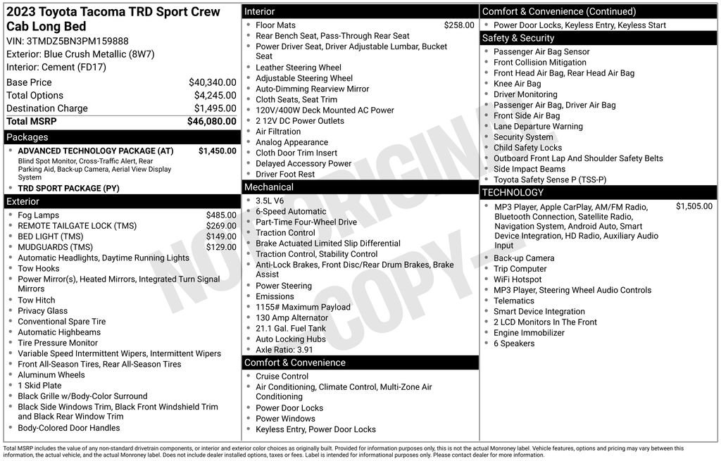 Certified Used 2023 Blue Toyota TRD Sport image 28