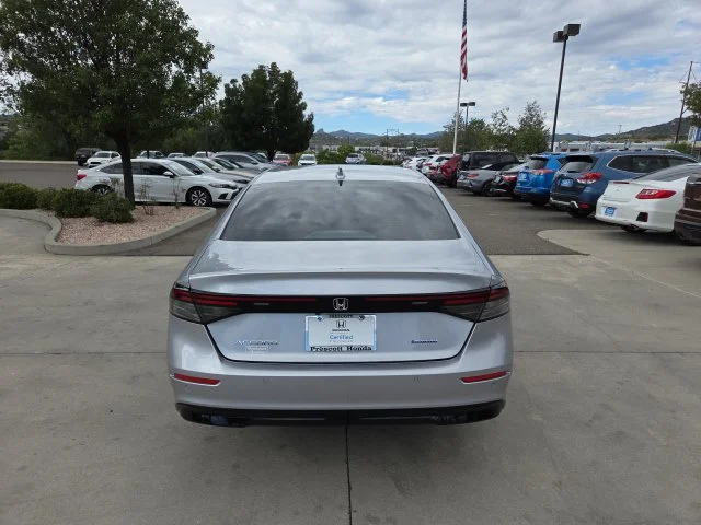 Certified Used 2025 Solar Silver Metallic Honda HYBRID EX-L image 6