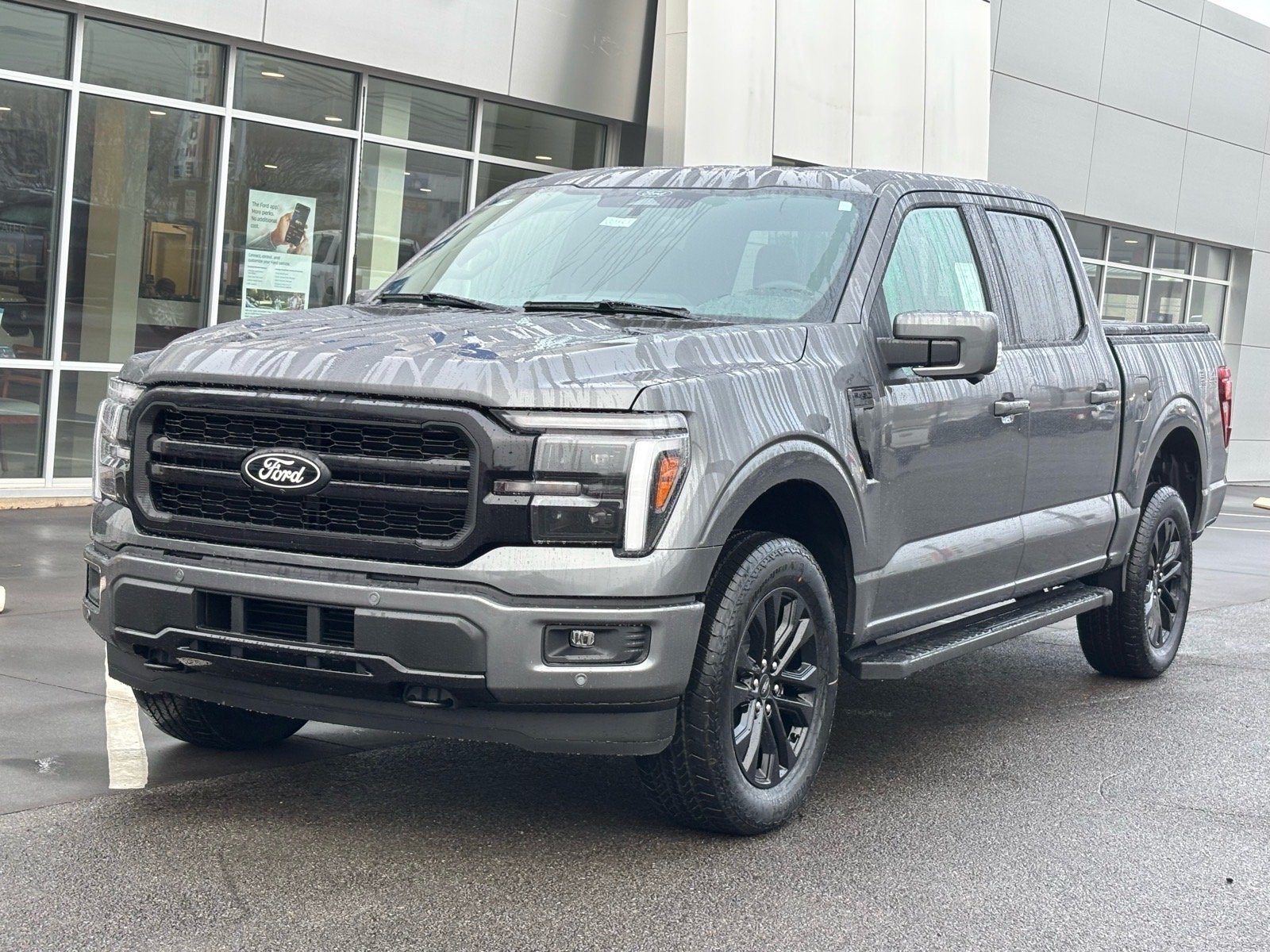 New 2026 Carbonized Gray Metallic Ford Lariat® image 1