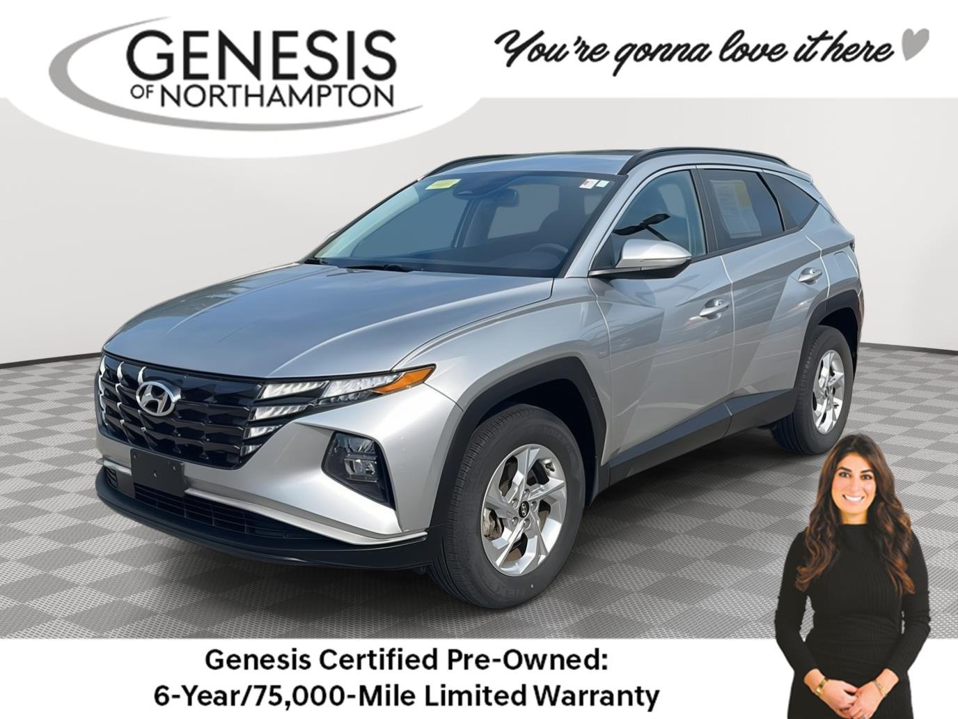 Used 2022 Shimmering Silver Hyundai SEL image 1