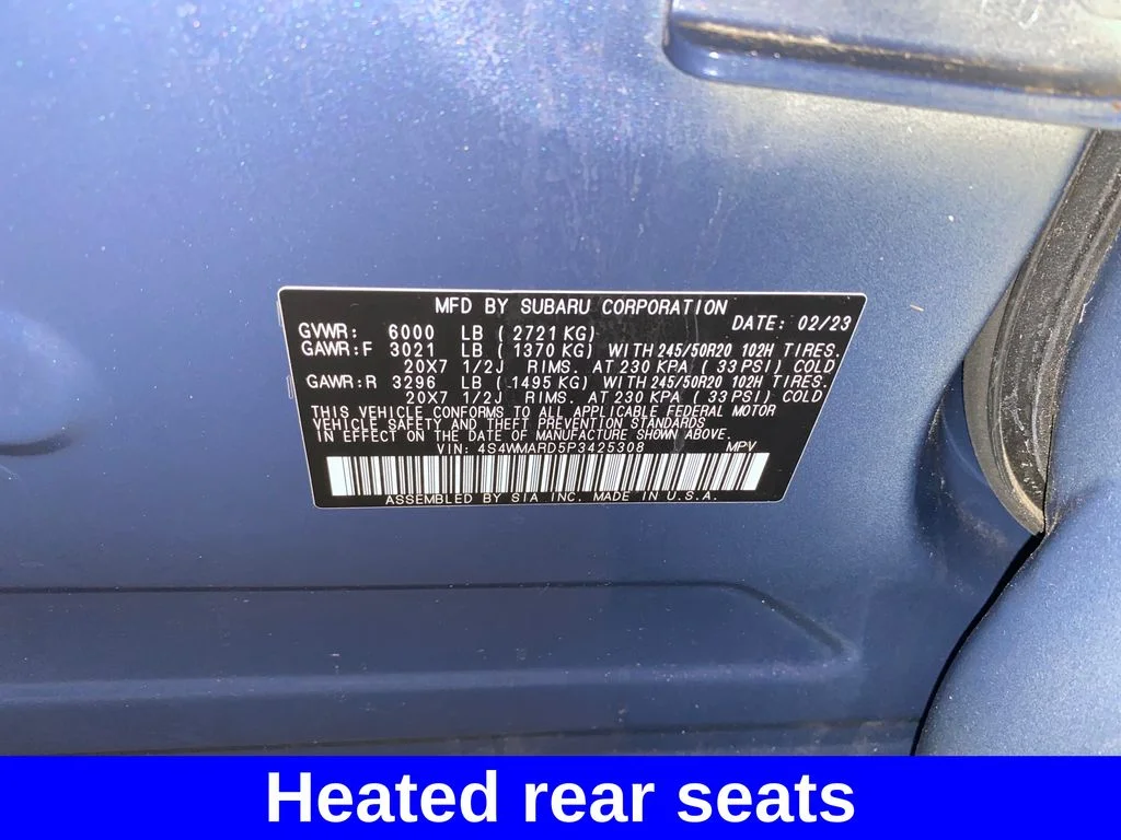 Certified Used 2023 Blue Subaru Limited image 32