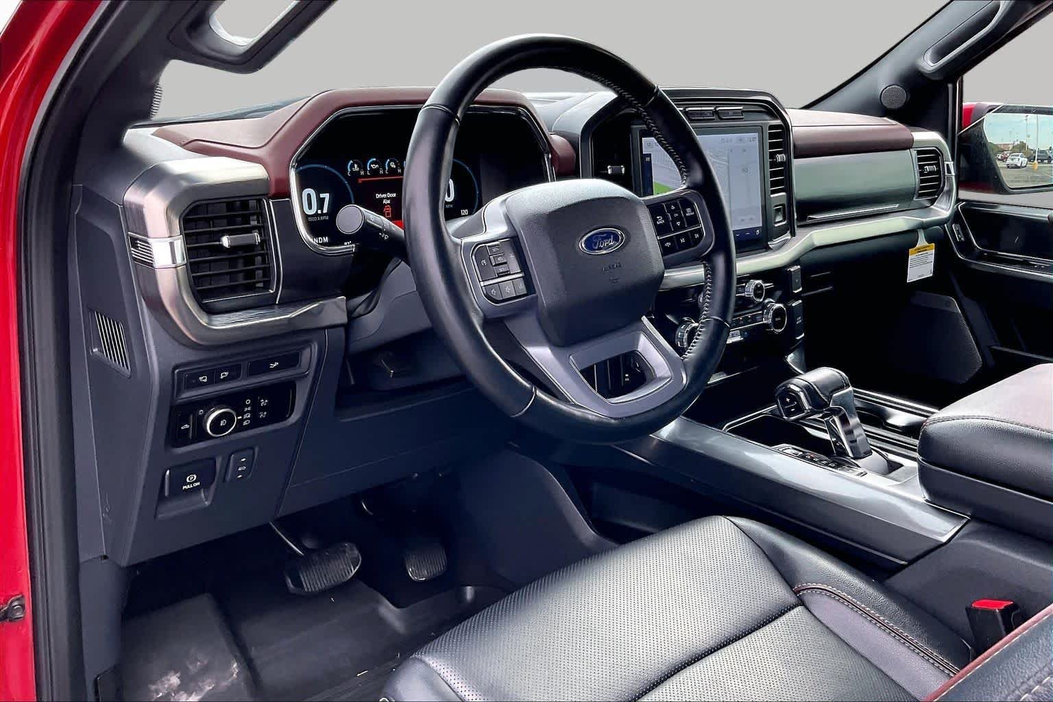 Used 2023 Rapid Red Metallic Tinted Clearcoat Ford LARIAT image 16