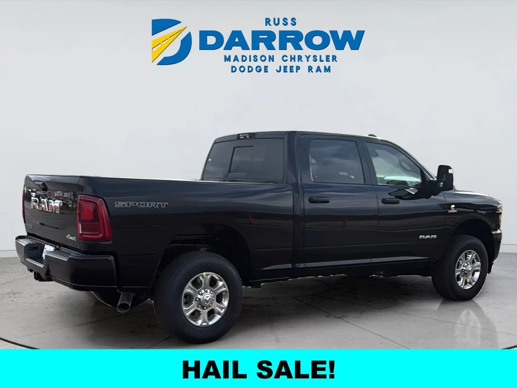 New 2026 Diamond Black Crystal Pearl-Coat Exterior Paint RAM Big Horn image 5
