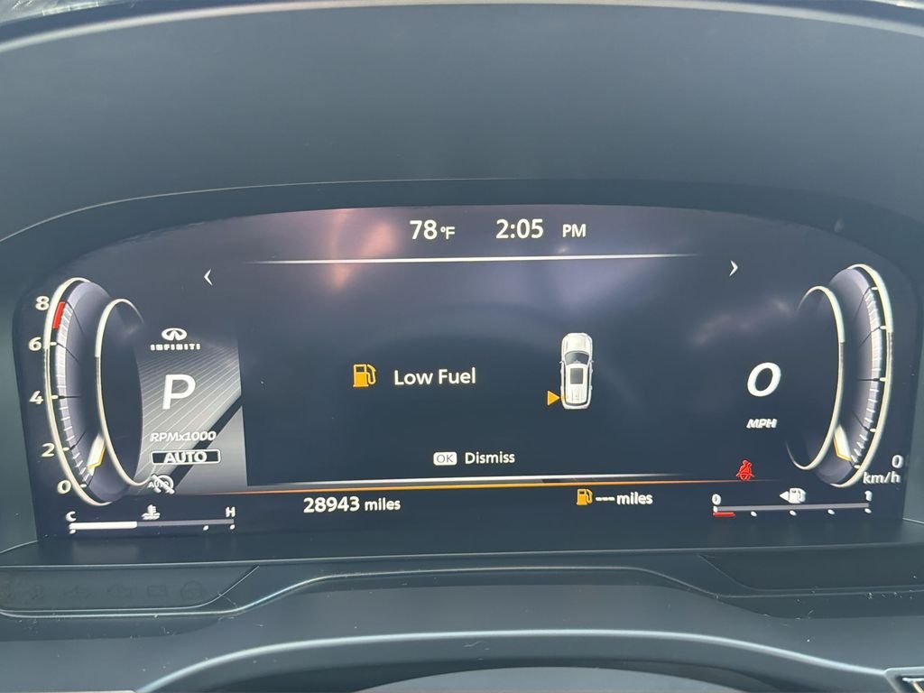 Used 2023 Moonbow Blue INFINITI Sensory image 10