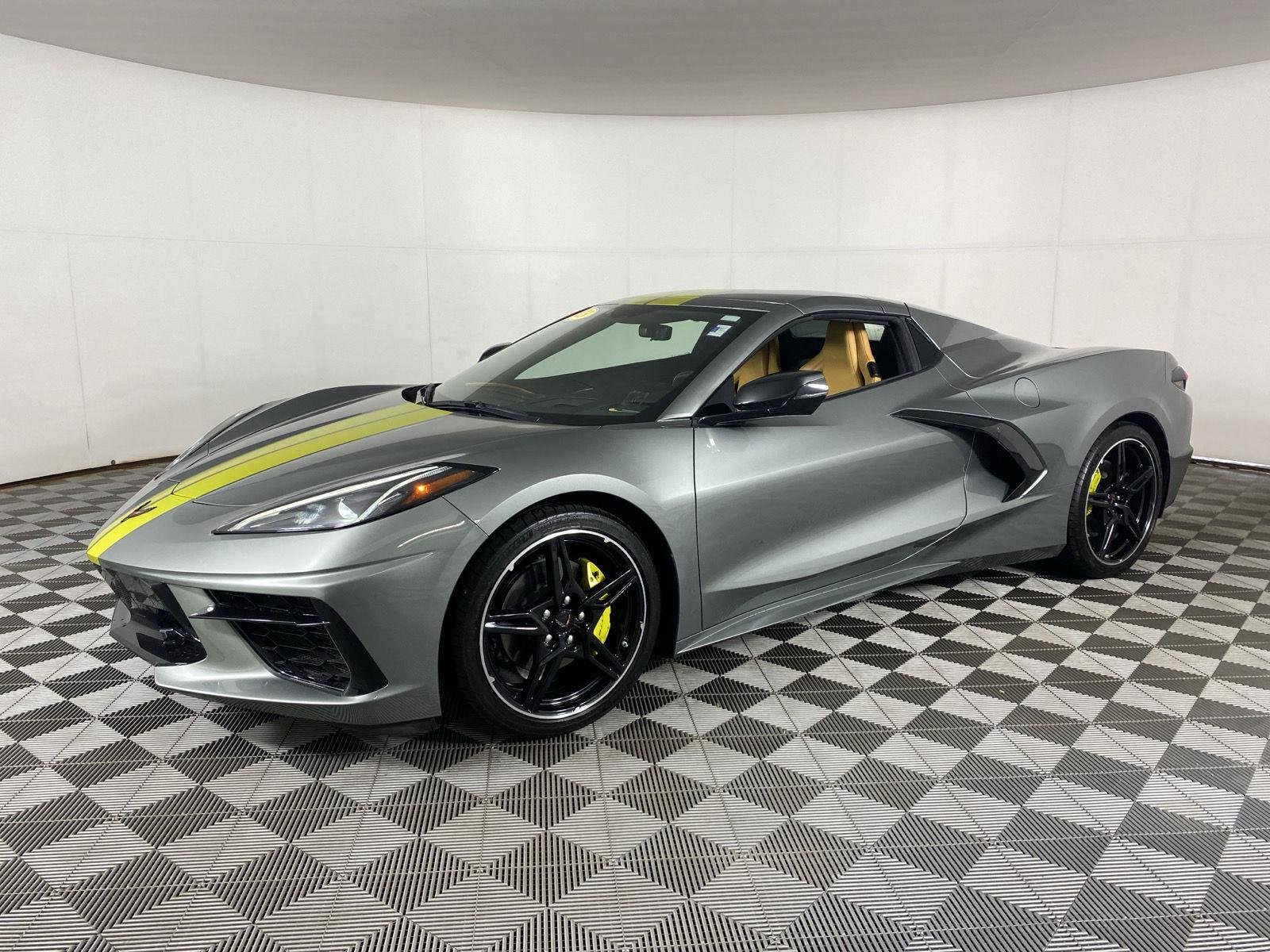 Used 2023 Gray Metallic Chevrolet Stingray image 3