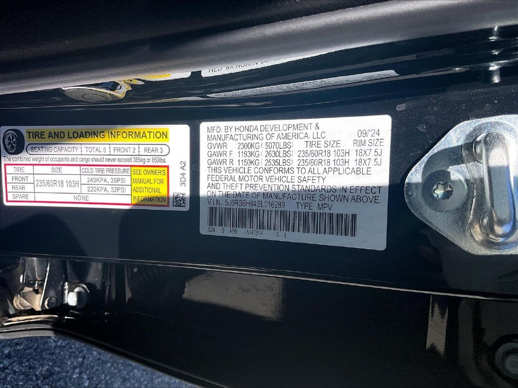 Used 2025 Crystal Black Pearl Honda Sport-L image 35