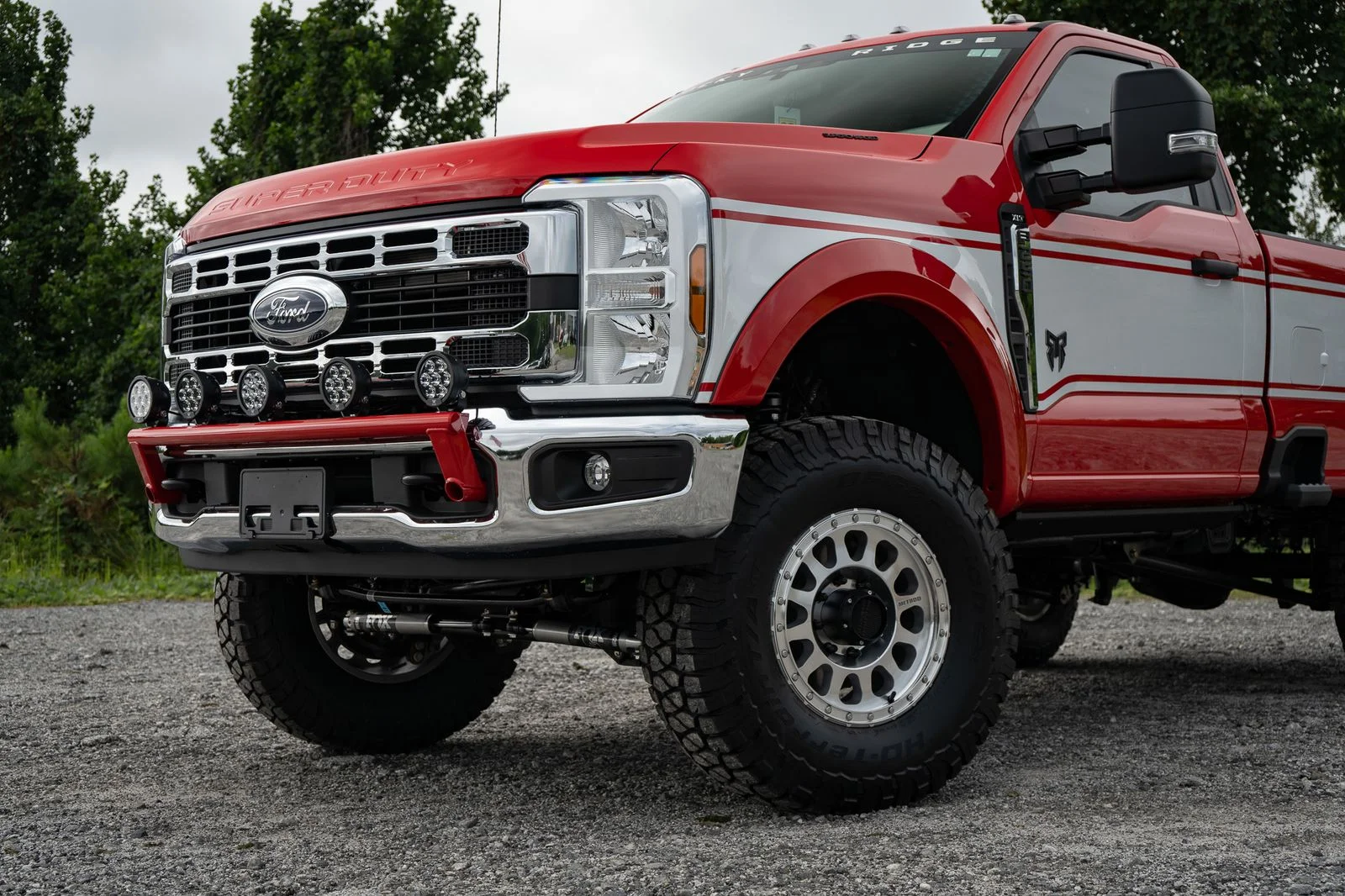 New 2026 Race Red Ford F-250® XLT with Rocky Ridge Retro Supercharged Package image 7