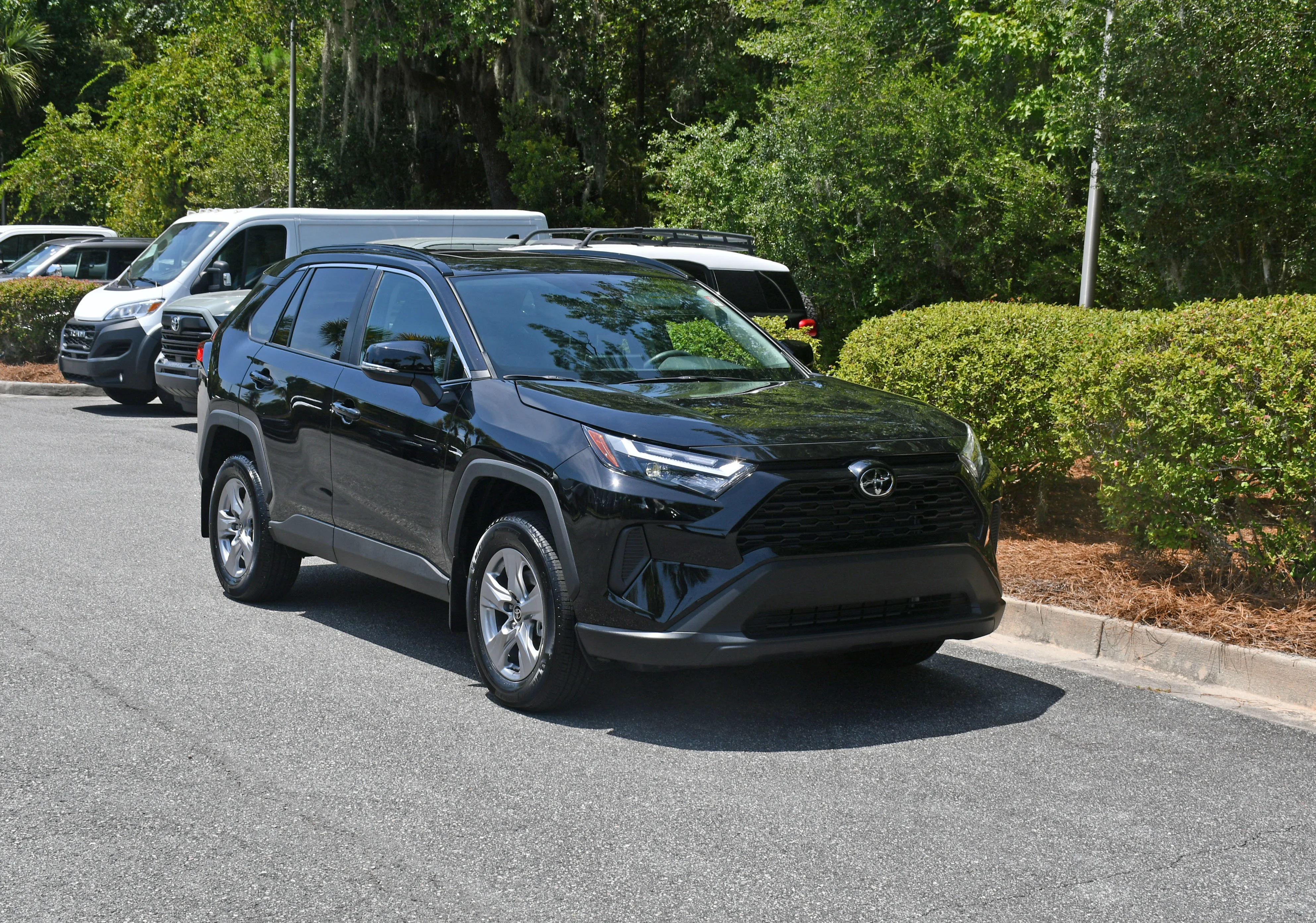 Certified Used 2025 Black Toyota XLE image 6