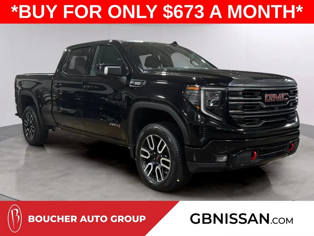 Used 2023 Onyx Black GMC AT4 image 1