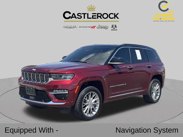 Used 2025 Red Jeep Summit image 1