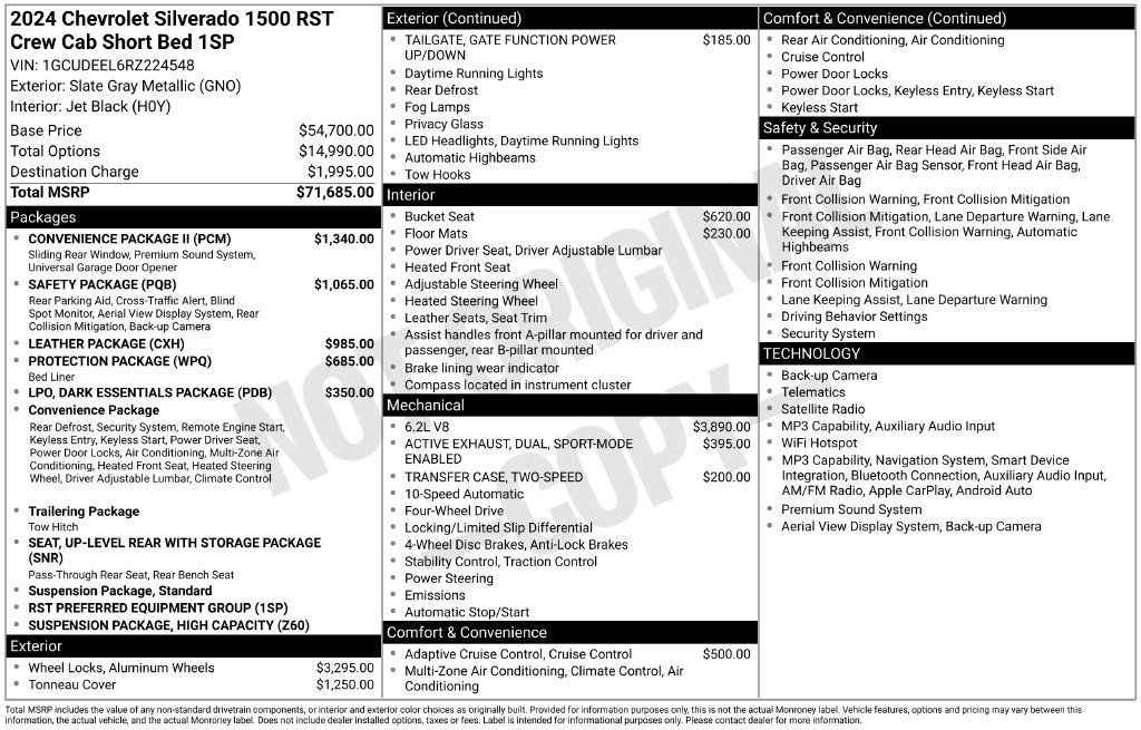 Used 2024 Gray Chevrolet RST image 6
