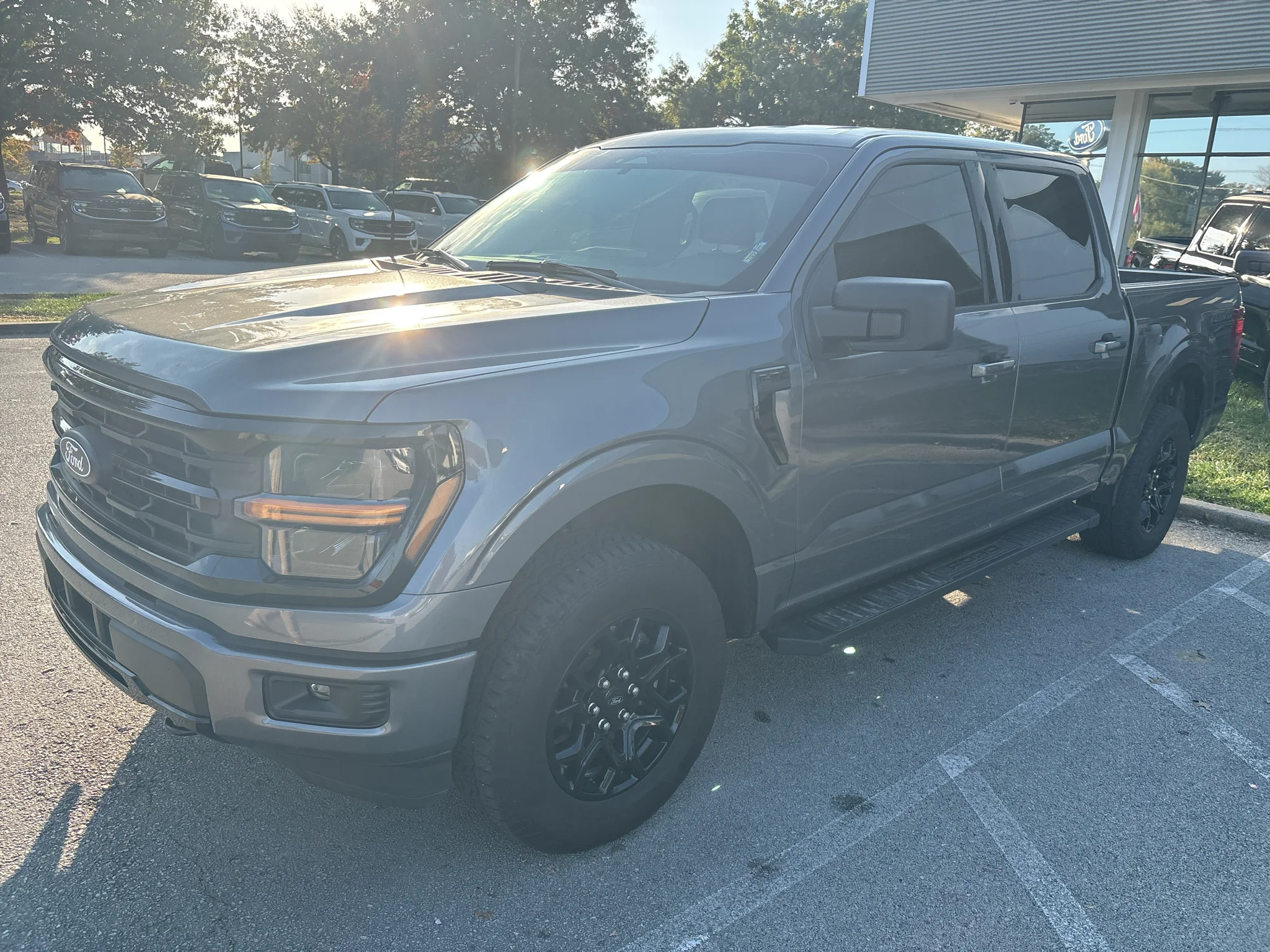 Used 2025 Carbonized Gray Metallic Ford XLT image 2