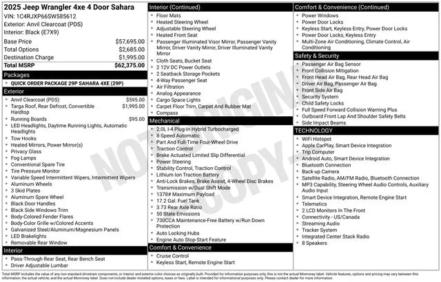 Certified Used 2025 Gray Jeep Sahara 4xe image 29