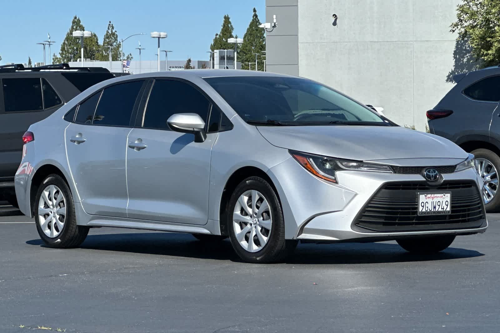 Used 2023 Classic Silver Metallic Toyota LE image 5