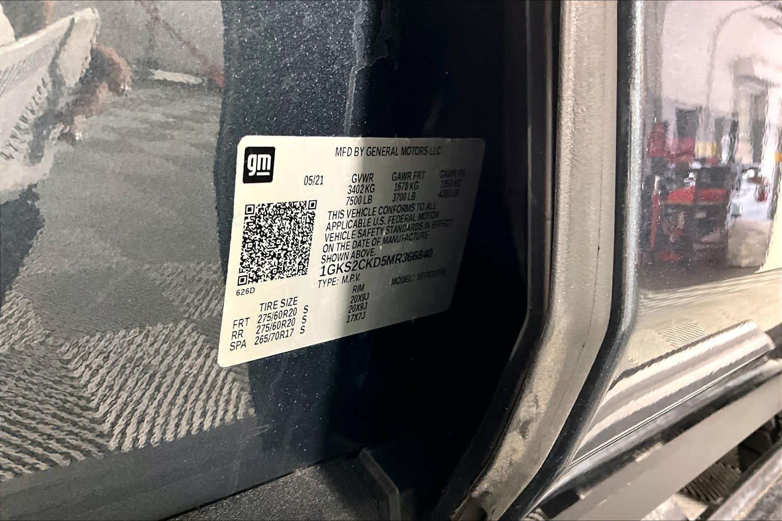 Used 2021 Dark Sky Metallic GMC AT4 image 66