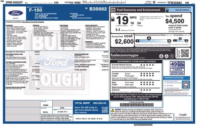 New 2026 Oxford White Ford XLT image 5