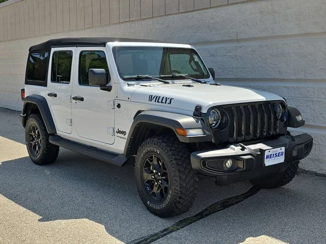 Used 2022 White Jeep Unlimited Willys image 14
