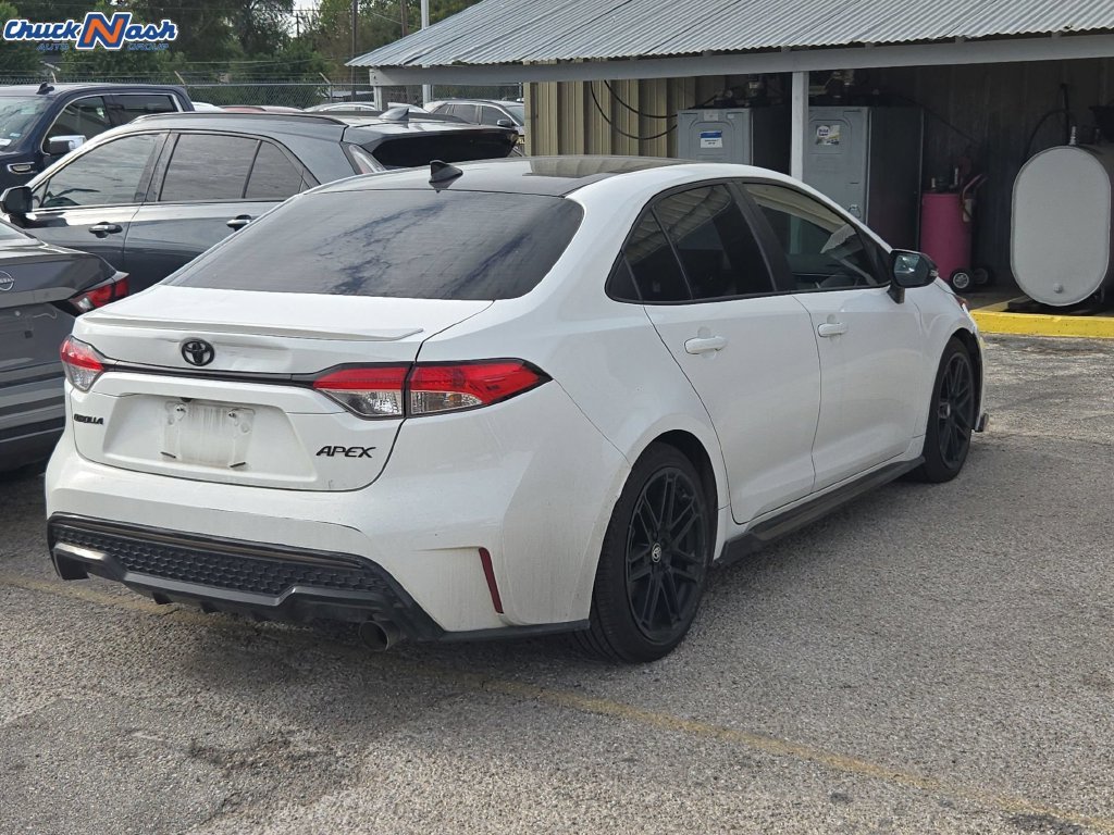 Used 2021 White Toyota SE Apex Edition image 4