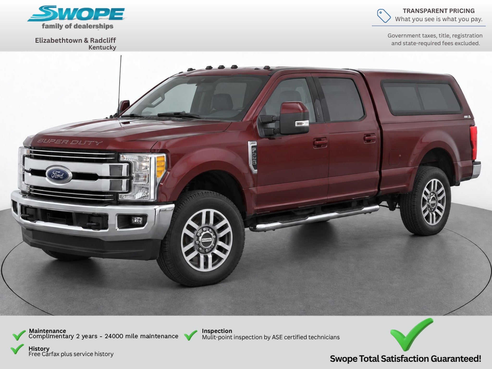 Used 2017 Bronze Fire Metallic Ford Lariat image 1