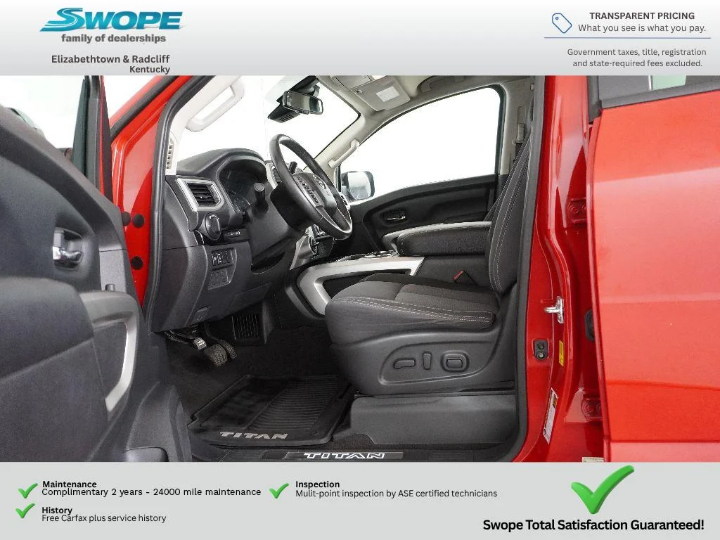 Used 2021 Red Alert Nissan SV image 17