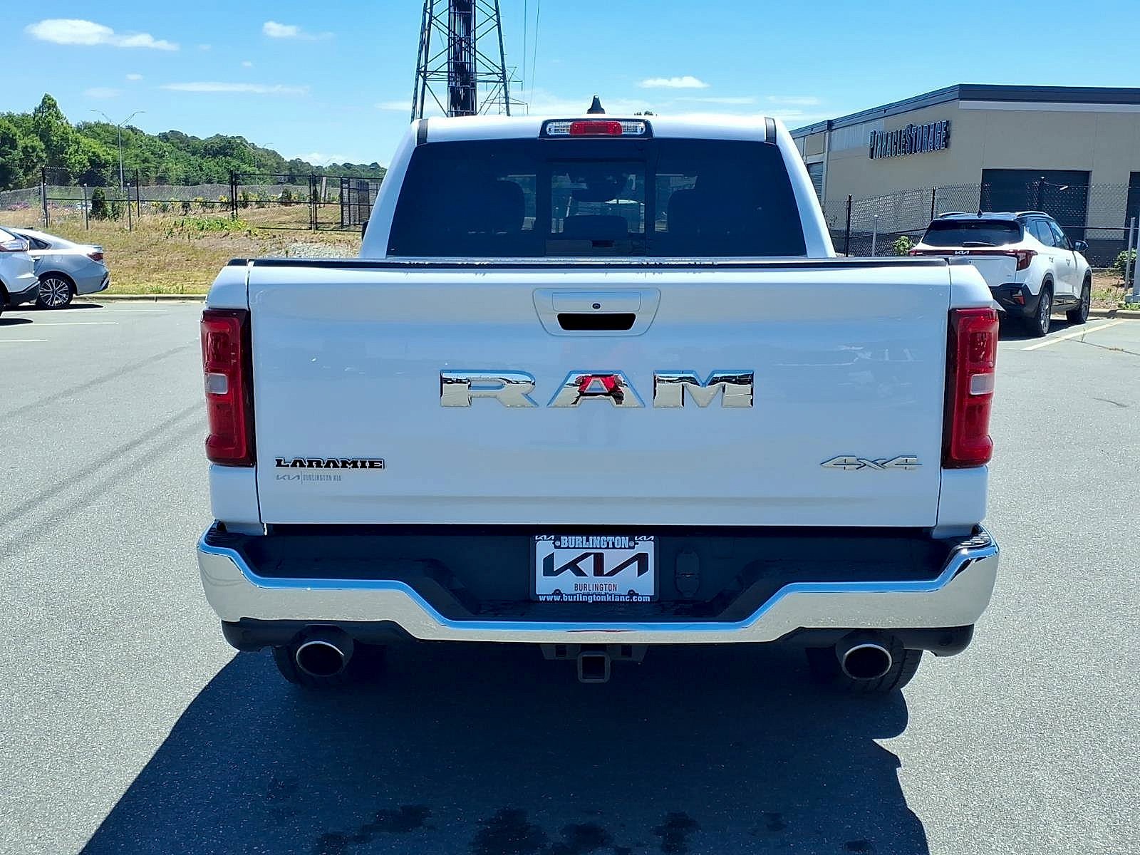 Used 2025 Bright White Clearcoat Ram Laramie Crew Cab 4x4 5