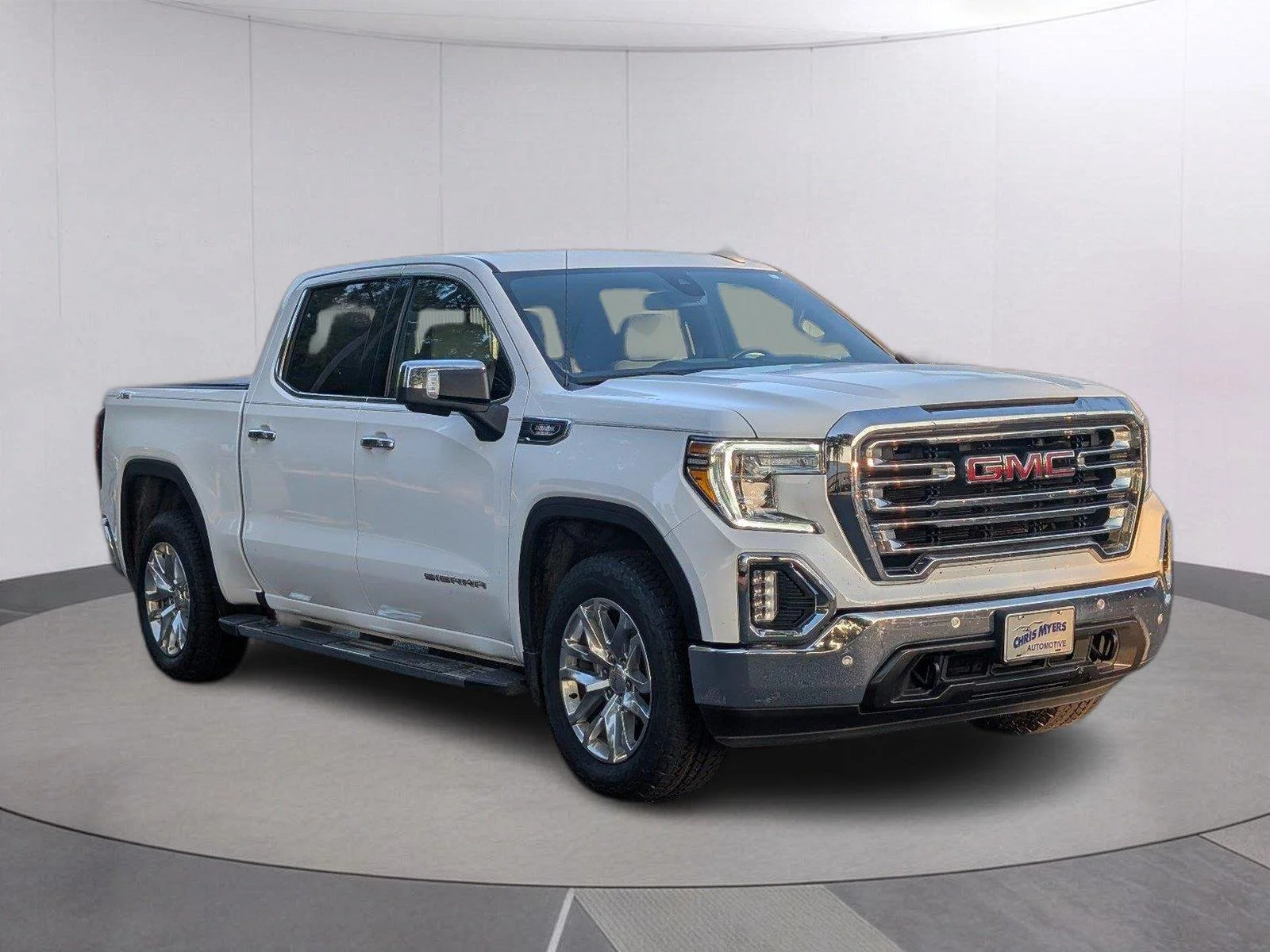 Used 2021 SUMMIT WHITE GMC SLT image 9