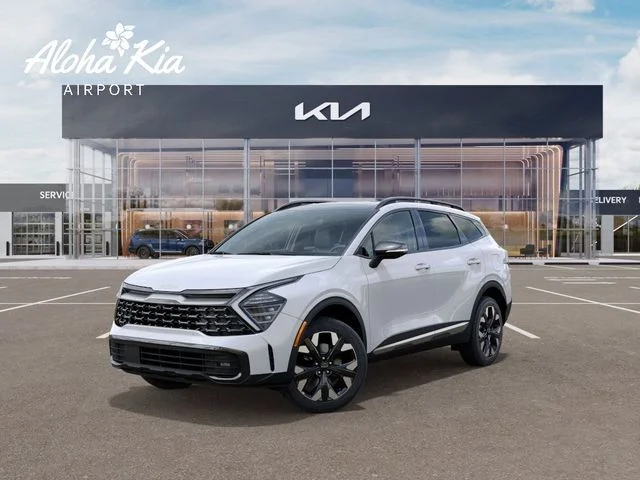 New 2025 White Kia X-Line Prestige image 1