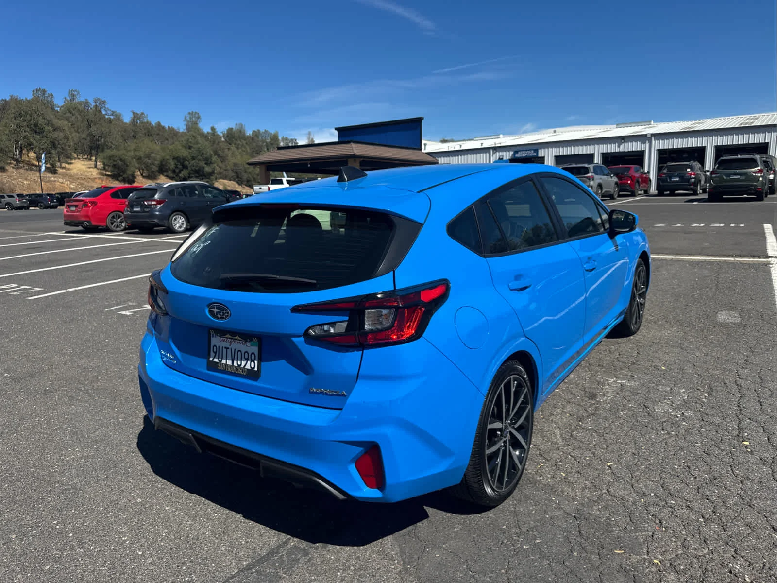 Used 2025 Oasis Blue Pearl Subaru Sport image 5