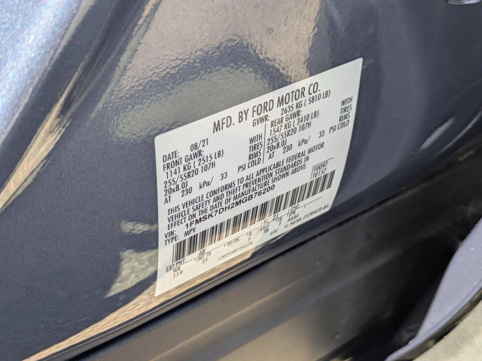 Used 2021 Infinite Blue Metallic Tinted Clearcoat Ford XLT image 37