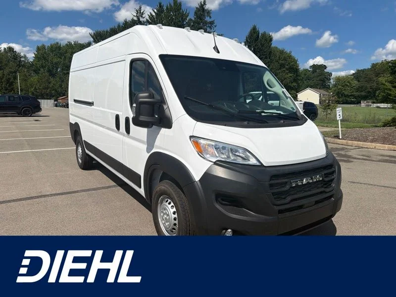 New 2026 Bright White Clearcoat RAM High Roof image 1