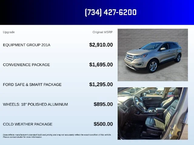 Used 2018 Gold Ford SEL image 5