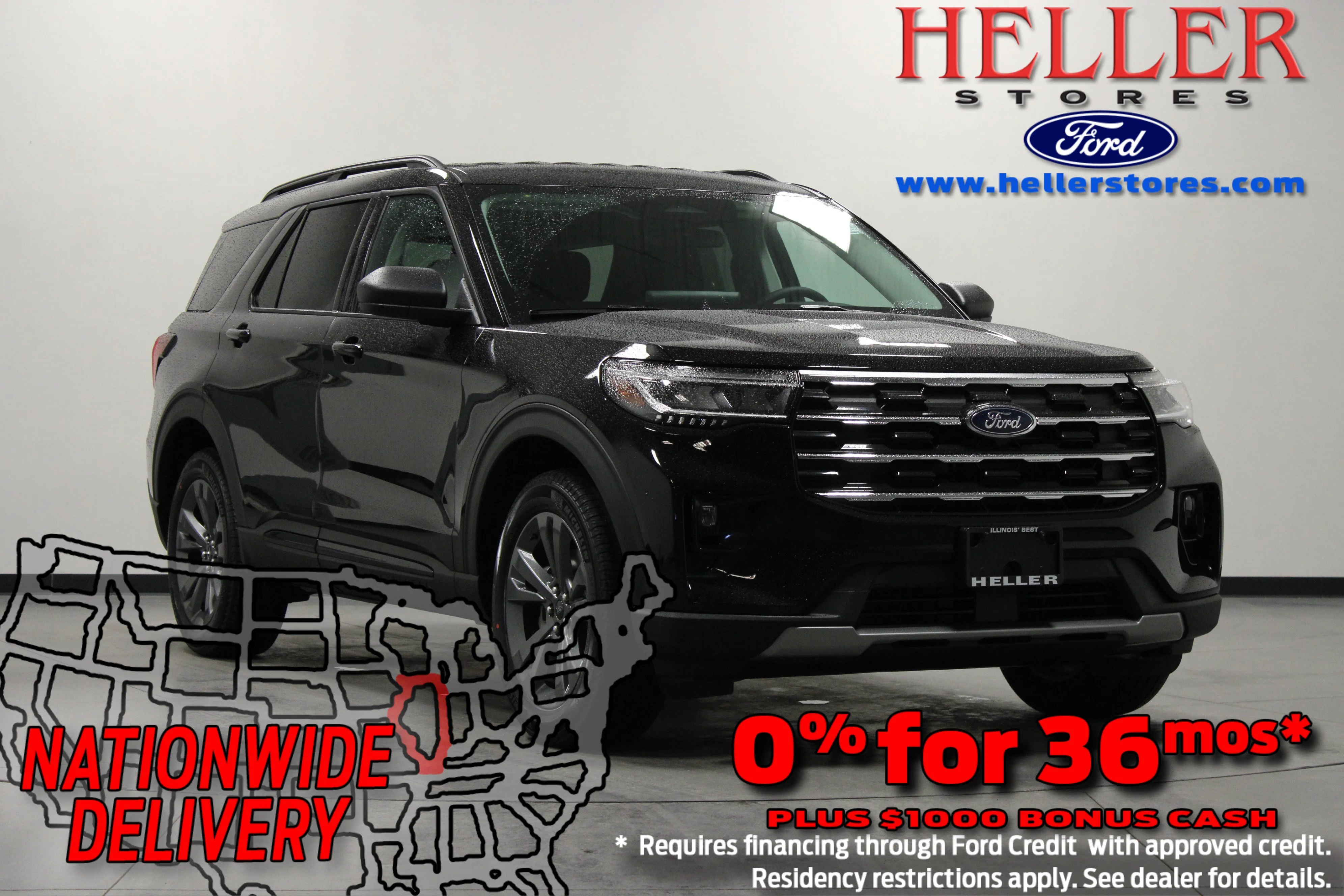 New 2026 Agate Black Metallic Ford Active image 1