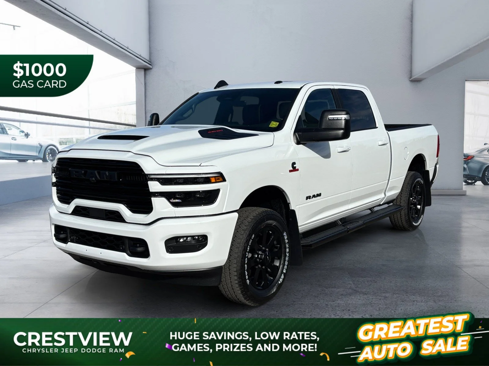 New 2027 Bright White Ram Laramie image 1