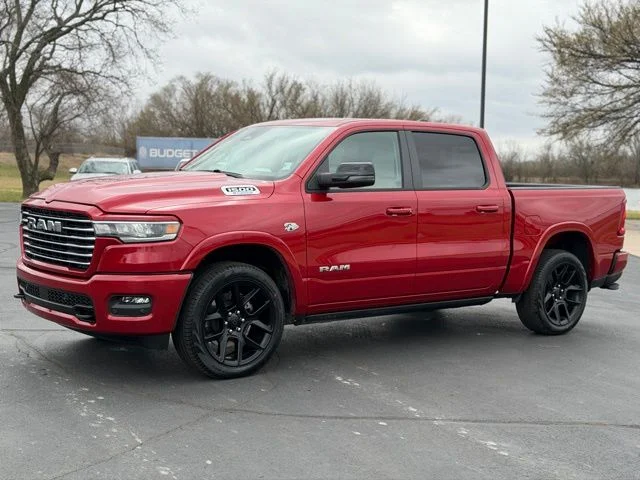 New 2026 Molten Red Pearl-Coat Exterior Paint RAM Laramie image 3