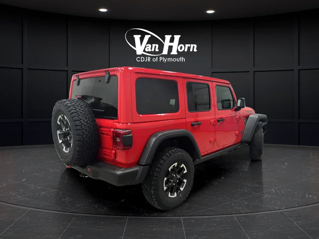 New 2026 Firecracker Red Clear-Coat Exterior Paint Jeep Rubicon image 3