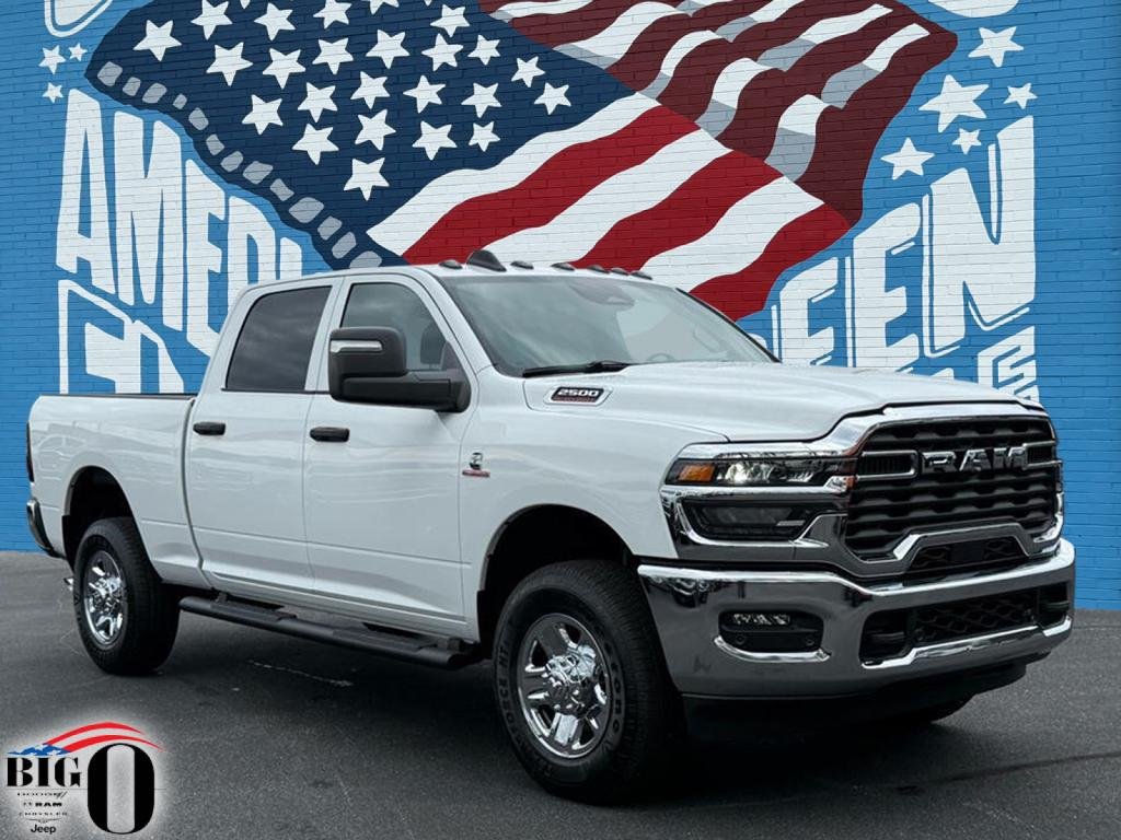 New 2026 Bright White Clear-Coat Exterior Paint RAM Tradesman Crew Cab 4x4 6