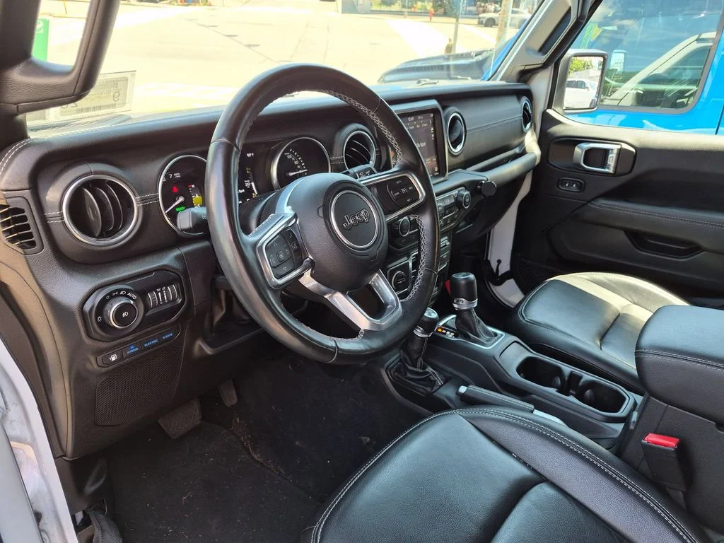 Used 2022 White Jeep Unlimited Sahara 4xe image 11